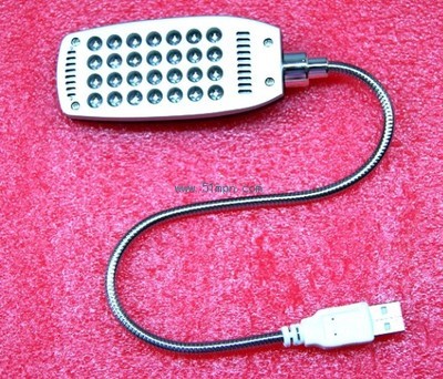 【MP3配件 维修配件 维修专用台灯 28发光二极管USB灯 可扭转台灯】产品介绍